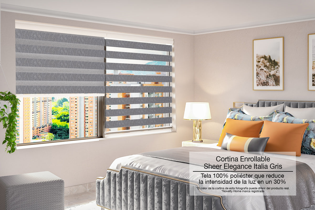 Cortina Enrollable Sheer Elegance Tela Poliéster – Novelty Home - Cortinas  enrollables