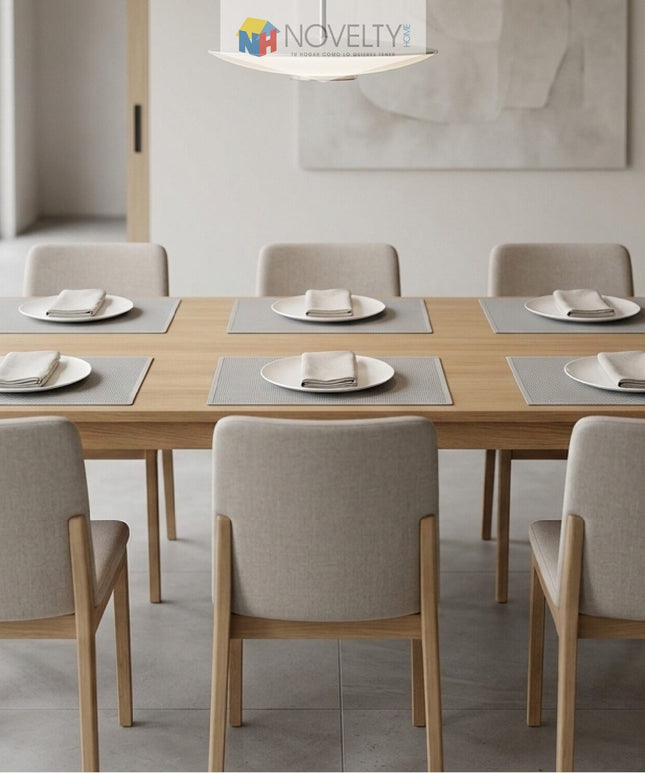 Individuales mesa x 6 unidades Gris