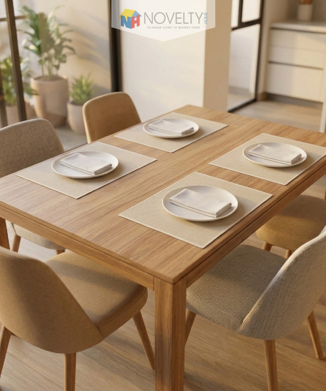 Individuales mesa x 4 unidades Beige