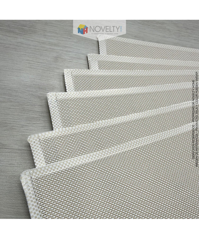 Individuales mesa x 6 unidades Beige