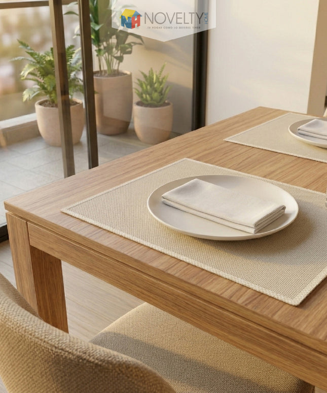 Individuales mesa x 4 unidades Beige