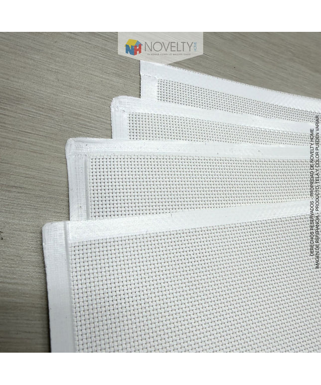 Individuales mesa x 4 unidades Blanco