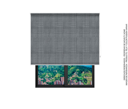 Cortina Blackout Azalea Negro Nube