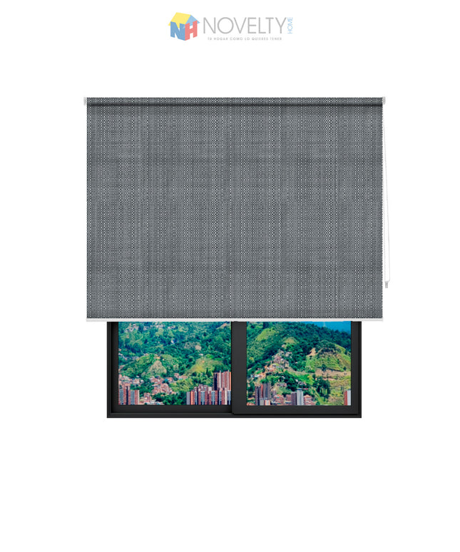Cortina Blackout Azalea Negro Nube