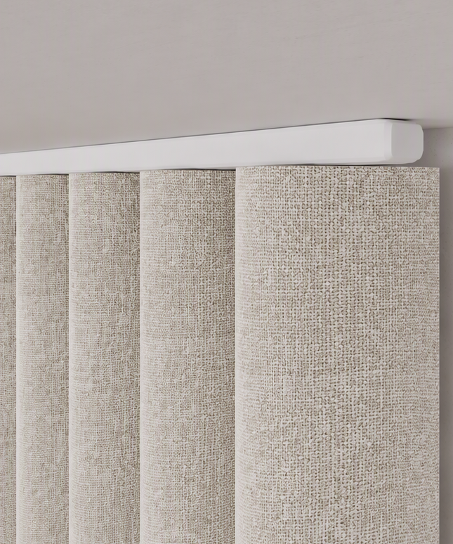 Cortina en Tela Blackout Pandora Ondas Beige