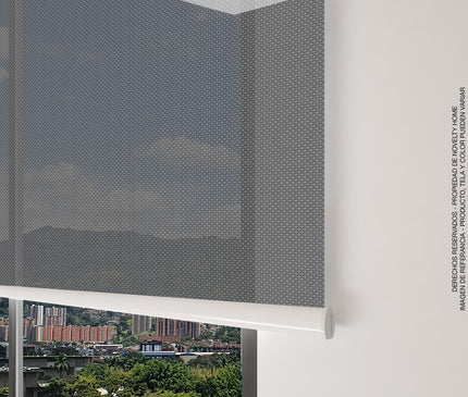 Cortina en Tela Solar Screen Gris Raton (SIN PVC)