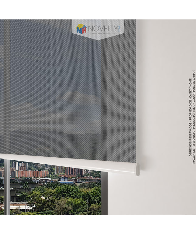 Cortina en Tela Solar Screen Gris Raton