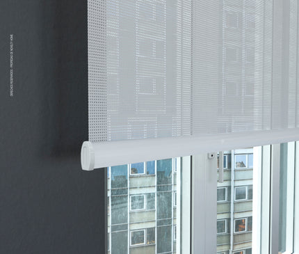 Cortina en Tela Solar Screen Blanco