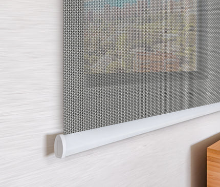 Cortina en Tela Solar Screen Gris