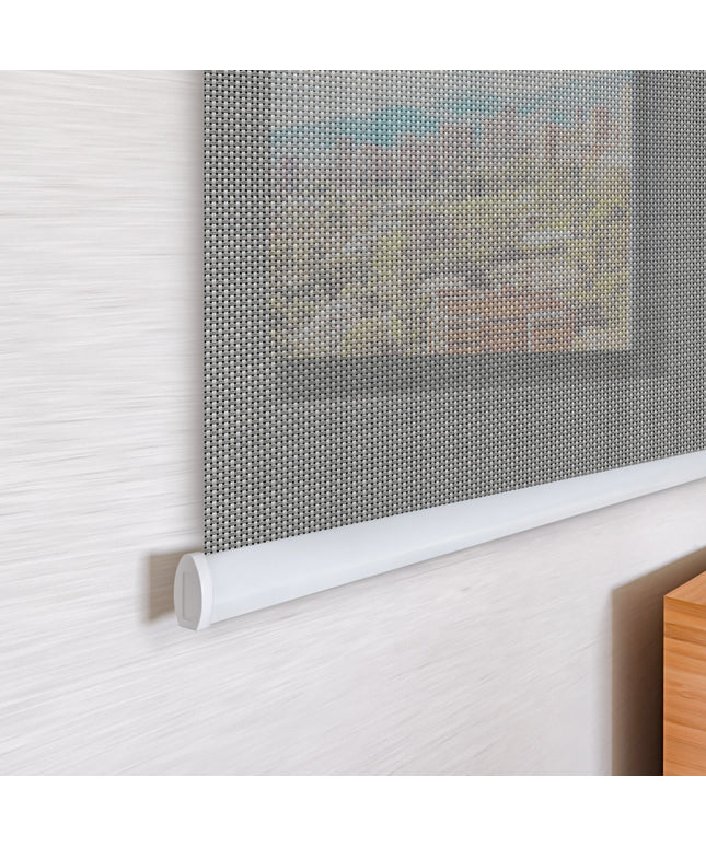 Cortina en Tela Solar Screen Gris