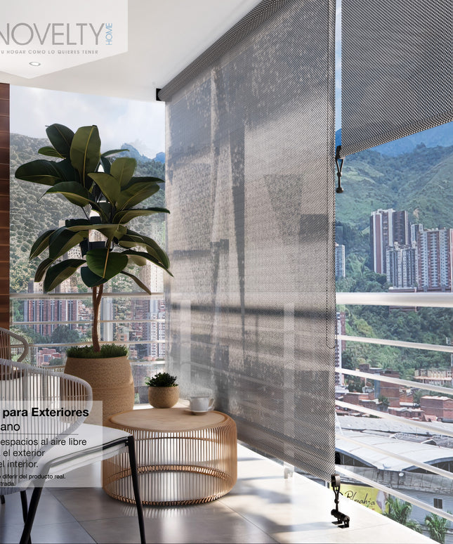 Cortina Enrollable Screen para Exteriores