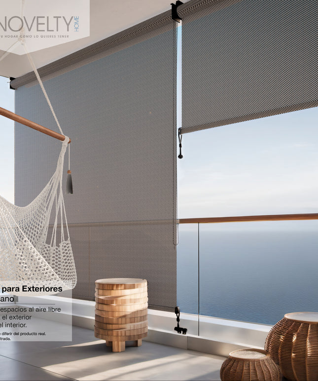 Cortina Enrollable Screen para Exteriores