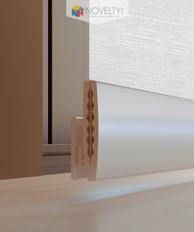 Cortina en Sistema Panel Japonés en Tela Blackout Opal Marfil