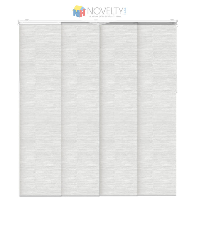 Cortina en Sistema Panel Japonés en Tela Blackout Opal Marfil