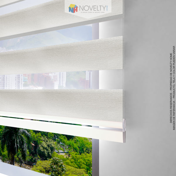 Cortina Sheer Elegance Poliéster Prema Marfil