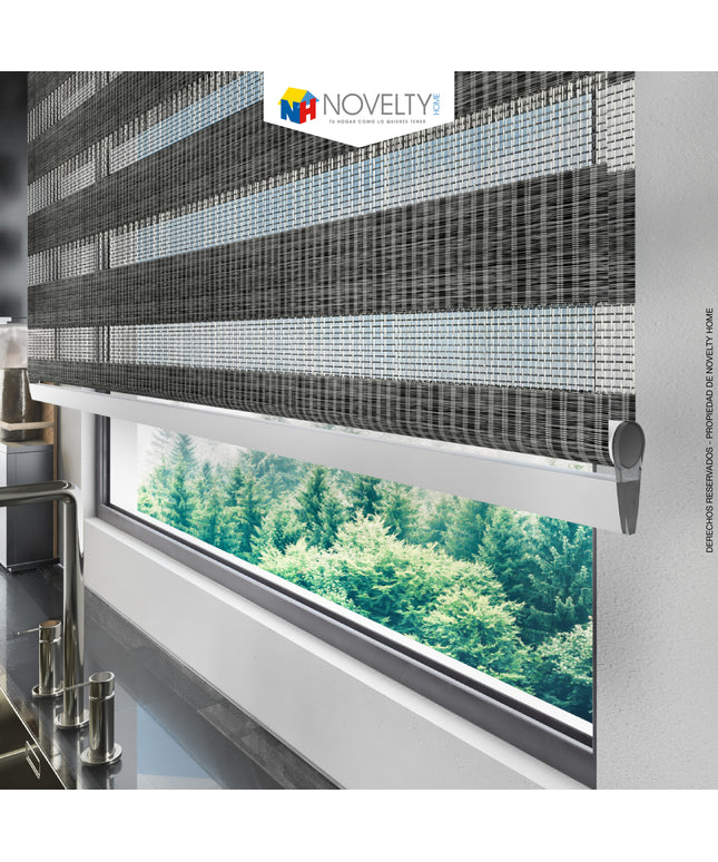 Cortina Sheer Elegance Screen Sahara Negro