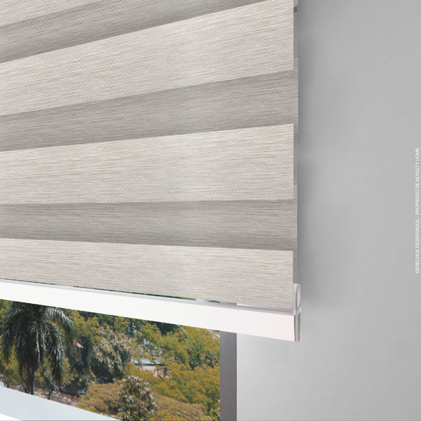 Cortina Sheer Elegance Efecto Blackout Bugan Beige