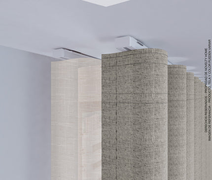 Cortina en Tela Blackout Borgia Taupe