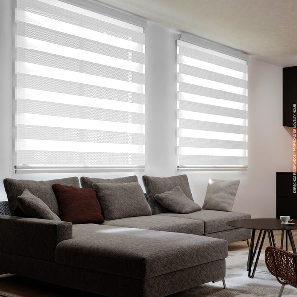 Cortina Sheer Elegance Screen Dunas Blanco