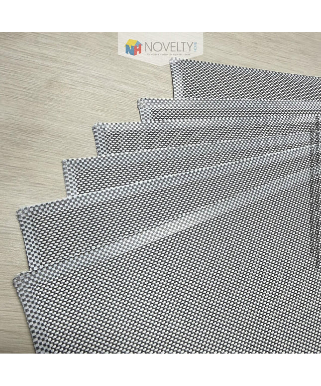 Individuales mesa x 6 unidades Gris