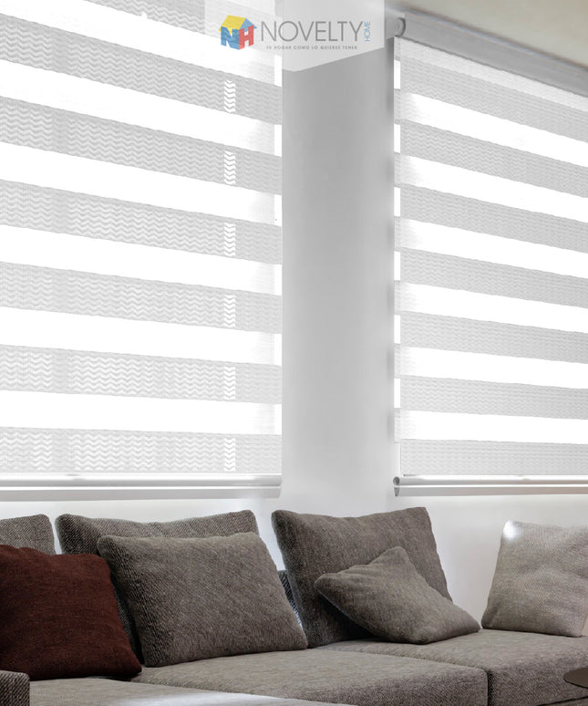 Cortina Sheer Elegance Screen Dunas Blanco