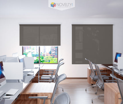 Cortina en Tela Solar Screen Chocolate (SIN PVC)