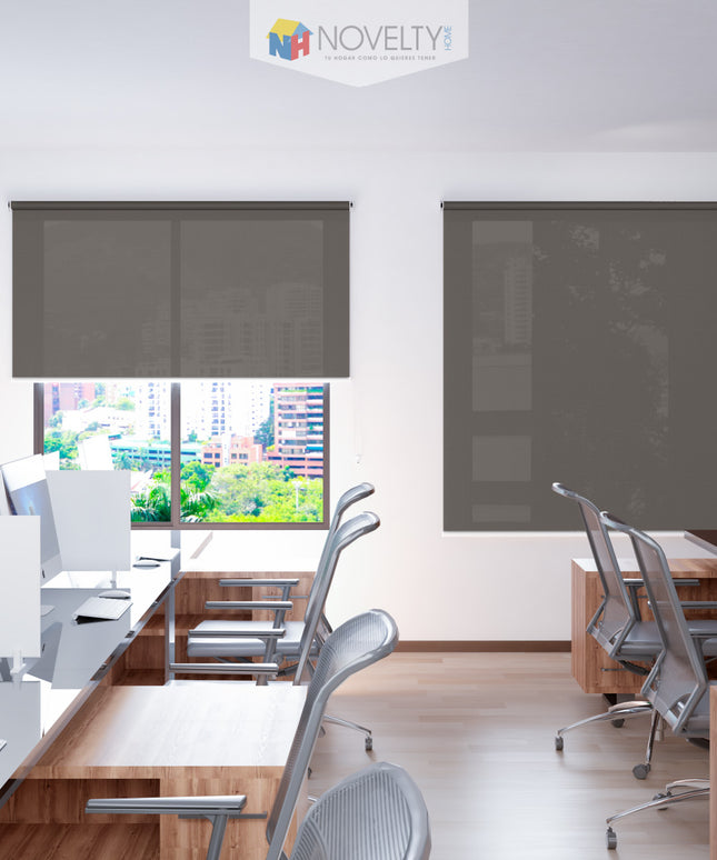 Cortina en Tela Solar Screen Chocolate