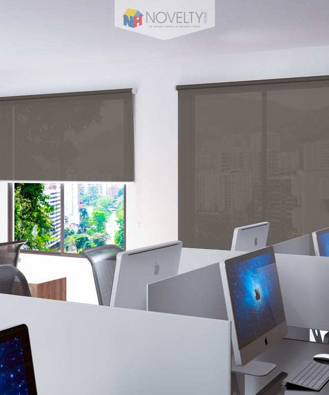 Cortina en Tela Solar Screen Chocolate (SIN PVC)