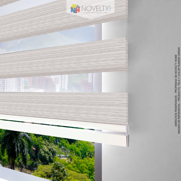 Cortina Sheer Elegance Poliéster Estratus Arena