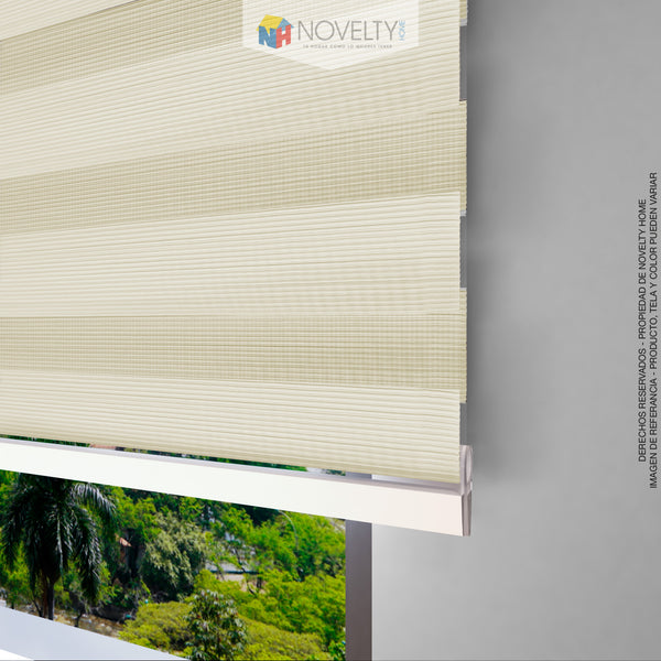 Cortina Sheer Elegance Poliéster Jazmin Beige (Liquidación)