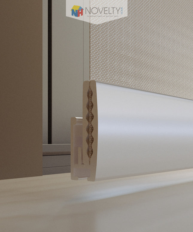 Cortina en Sistema Panel Japonés en Tela Screen Beige