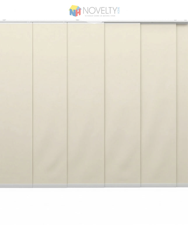 Cortina en Sistema Panel Japonés en Tela Blackout Beige