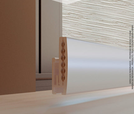 Cortina en Sistema Panel Japonés en Tela Blackout Mekala Taupe