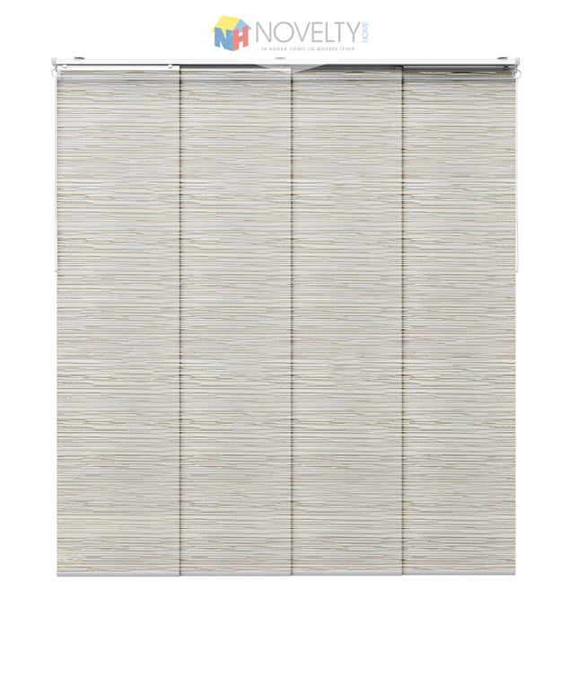 Cortina en Sistema Panel Japonés en Tela Blackout Mekala Taupe