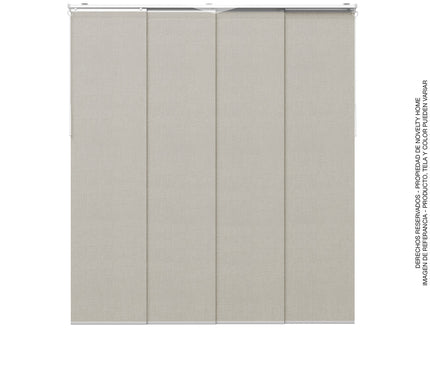 Cortina en Sistema Panel Japonés en Tela Blackout Oliver Camel