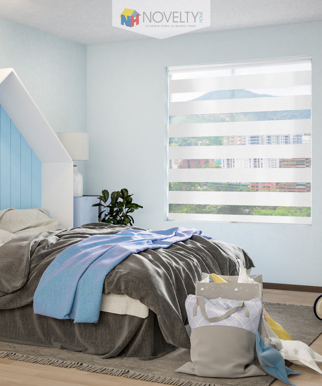 Cortina Sheer Elegance Sistema BASIC Blanco