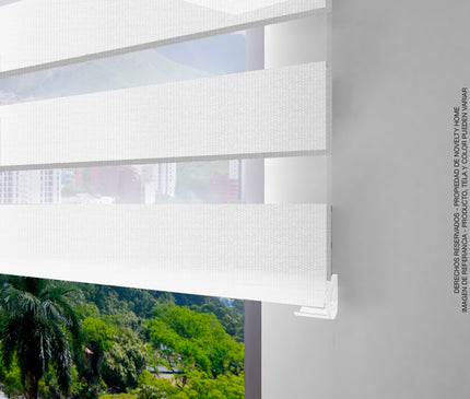 Cortina Sheer Elegance Sistema BASIC Blanco