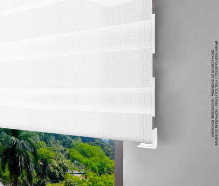 Cortina Sheer Elegance Sistema BASIC Blanco