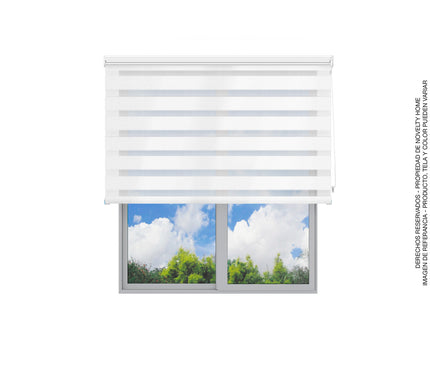 Cortina Sheer Elegance Sistema BASIC Blanco