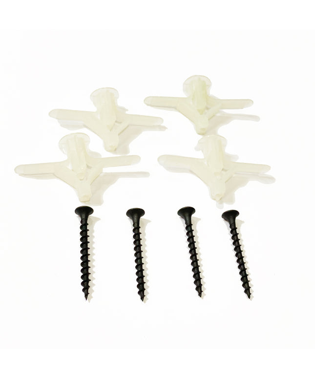 Kit de chazos y tornillos para instalación a Drywall x 2